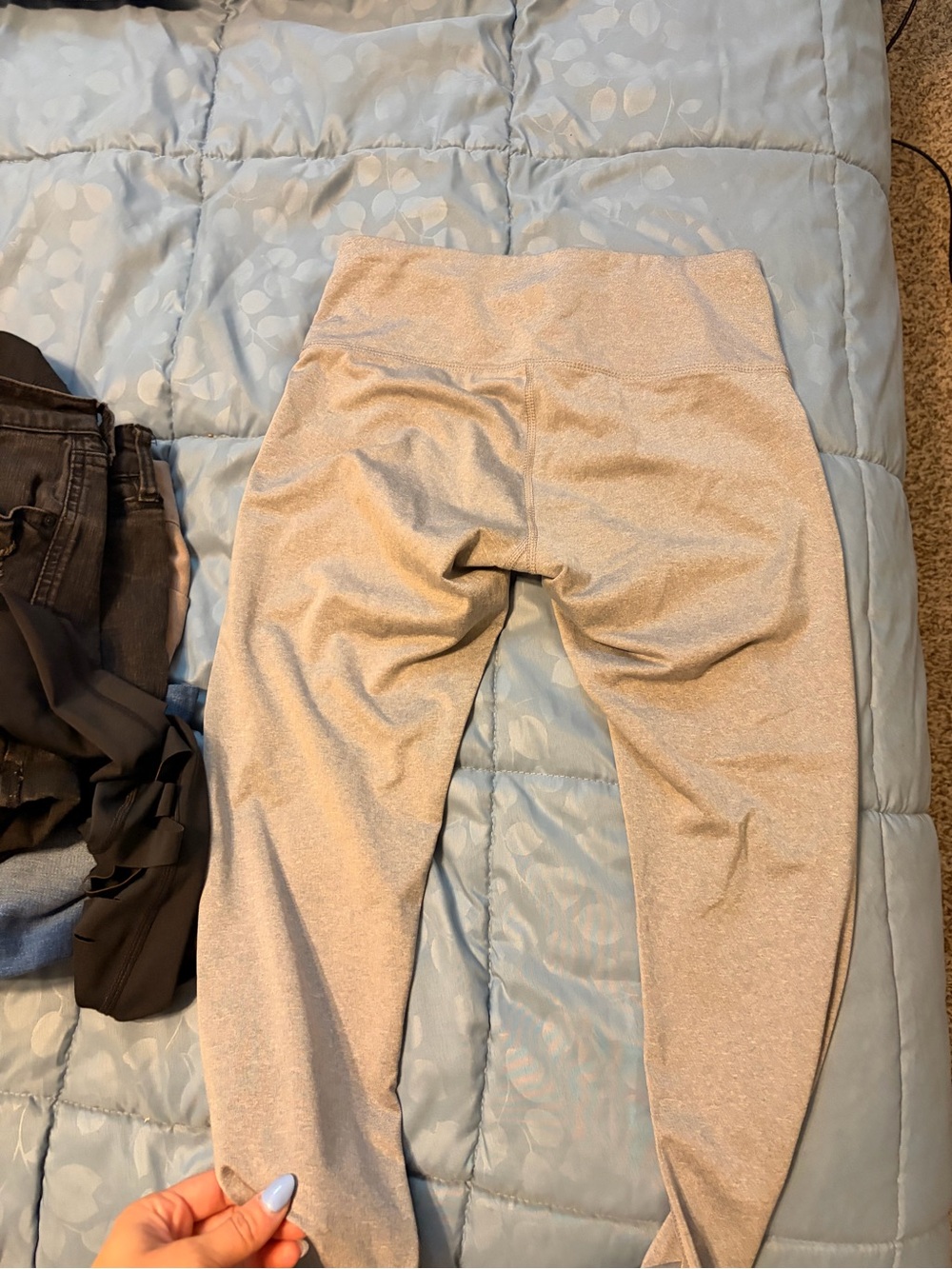 Leggings - Shimmery grey